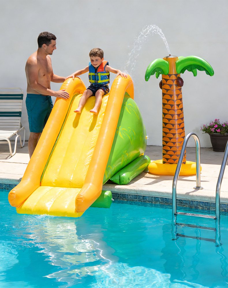 Надувная горка из ПВХ