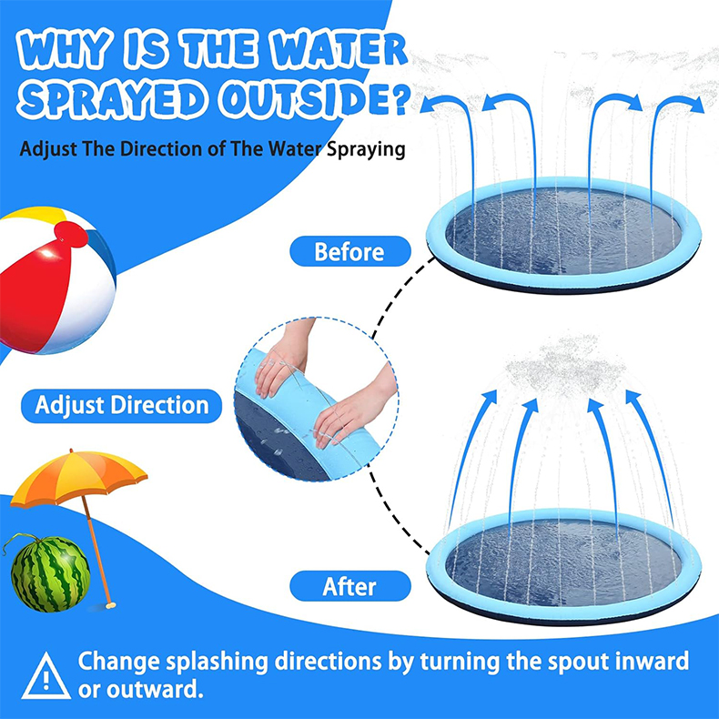 Коврик с водяным распылителем для питомцев