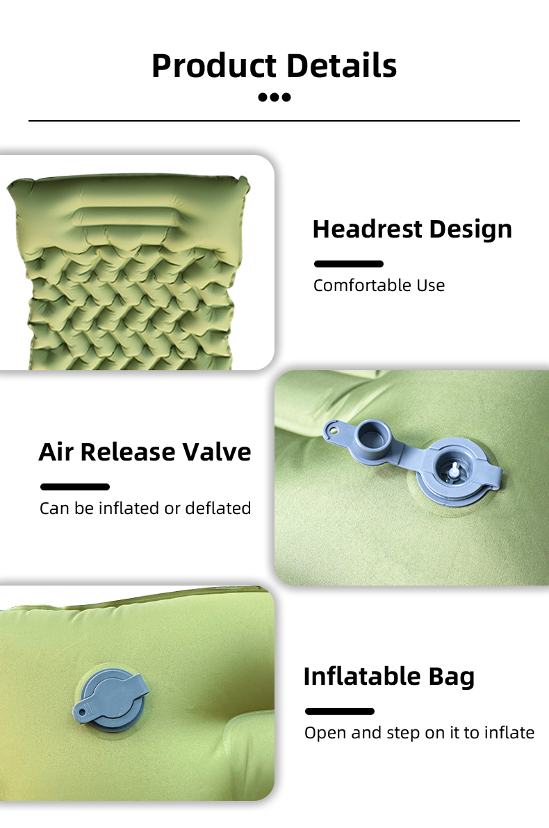 Надувной коврик для отдыха на природе