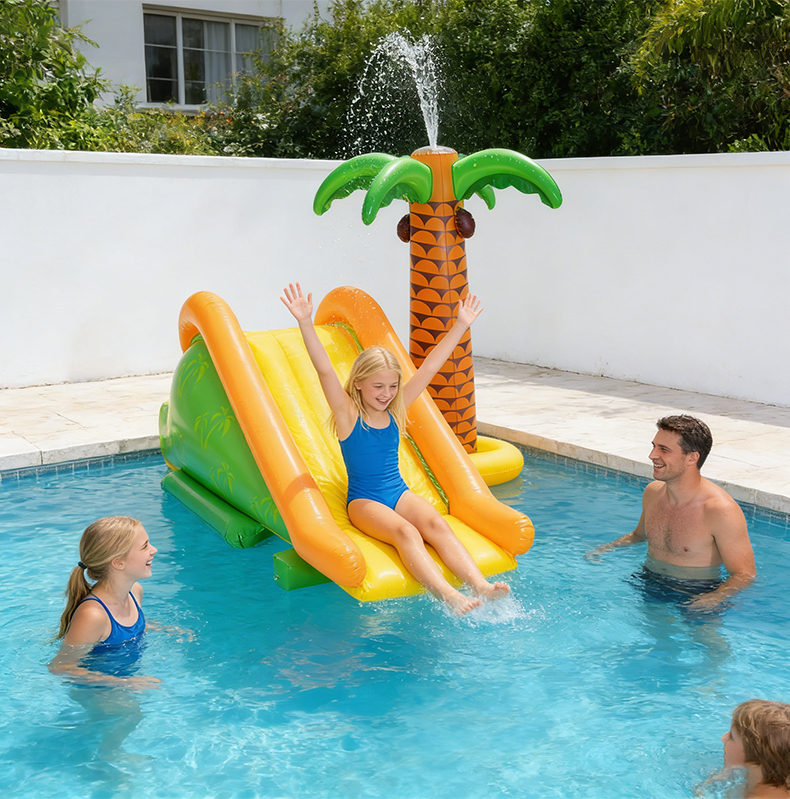 Надувная горка из ПВХ