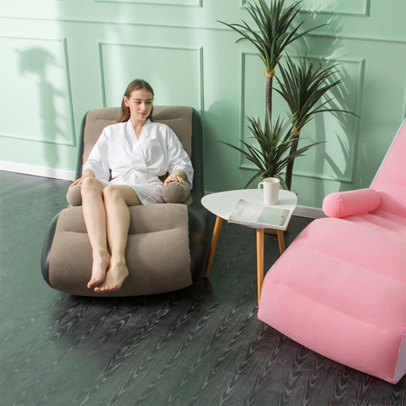 Надувное кресло-шезлонг