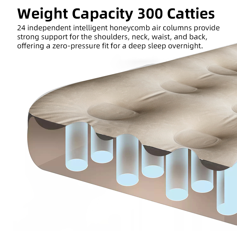 Надувной матрас для отдыха на природе