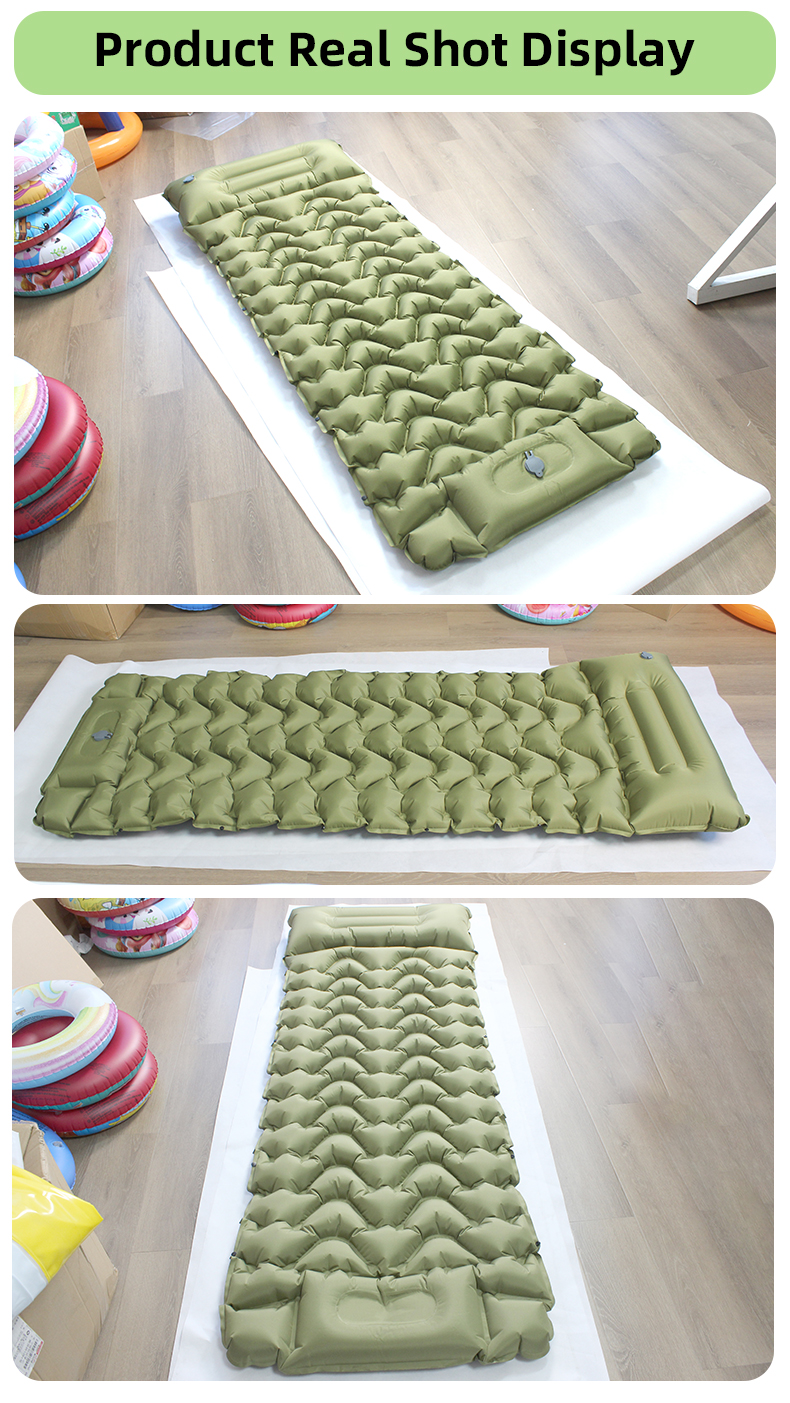 Надувной туристический коврик для отдыха