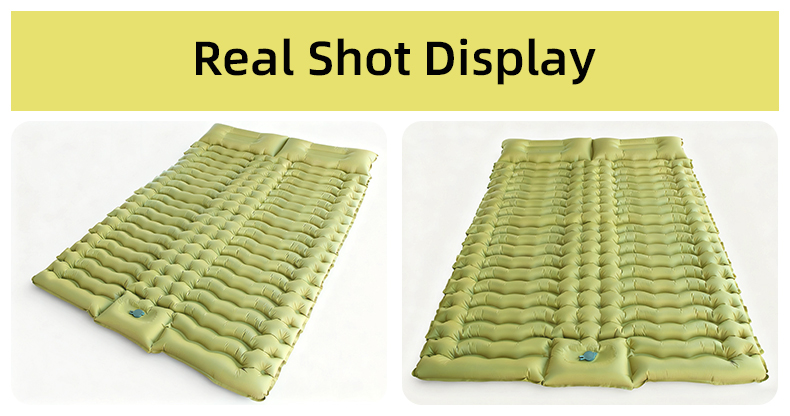 Двуспальный надувной матрас для отдыха на природе