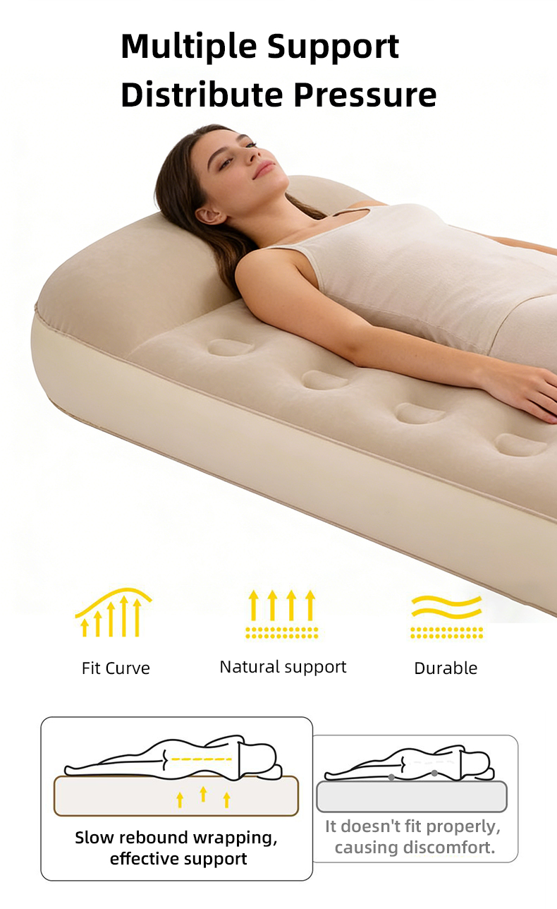 Надувной матрас для отдыха на природе