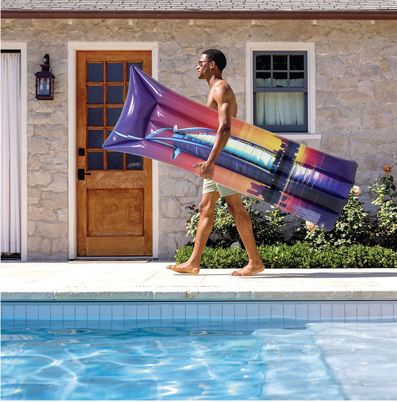 Летний плавательный матрас (плот)