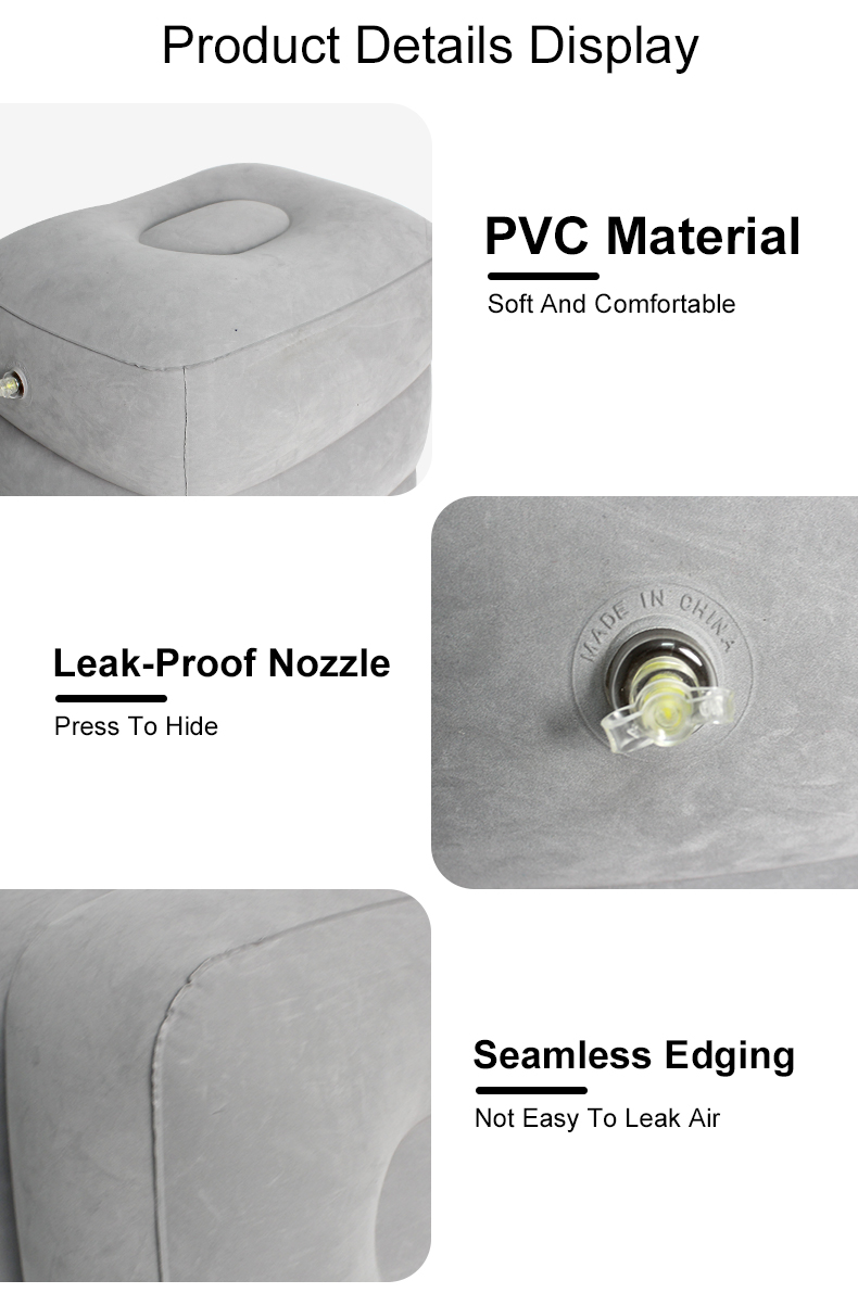 Дорожная надувная подставка для ног (Travel Inflatable Foot Mat)