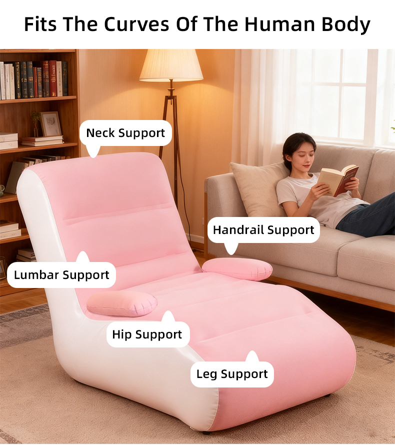 Надувной диван-шезлонг (самонадувающийся)