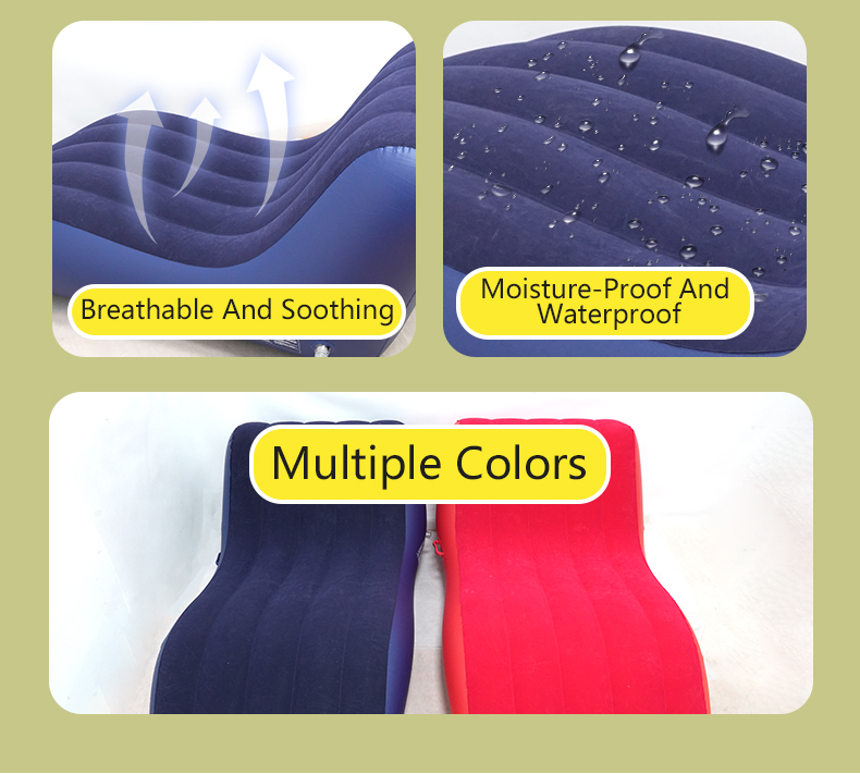 S-образное велюровое кресло-лежак