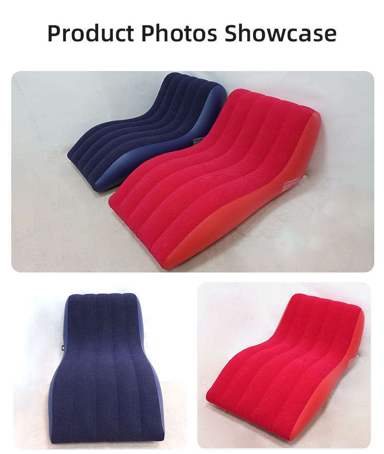 S-образное велюровое кресло-лежак