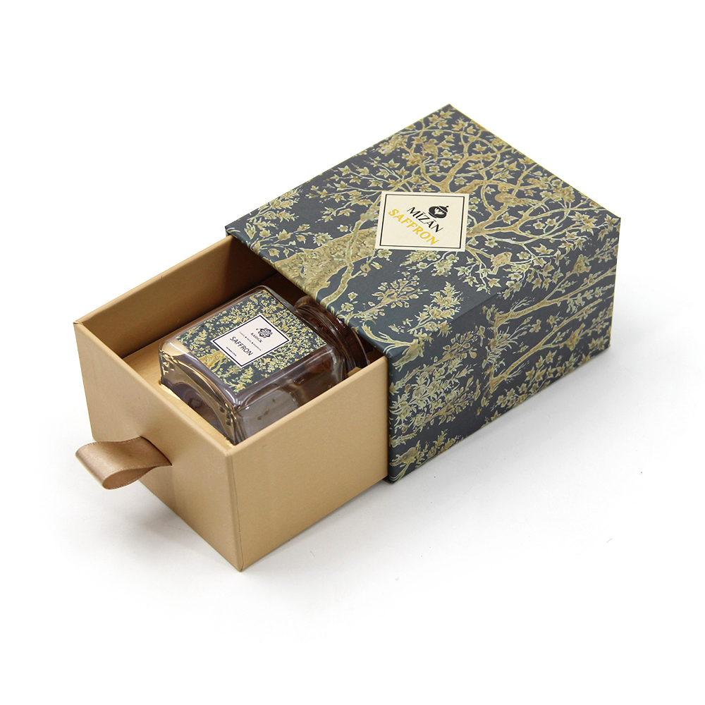 Экологичные бумажные упаковочные коробки с выдвижными ящиками для косметики и эфирных масел с индивидуальной печатью.