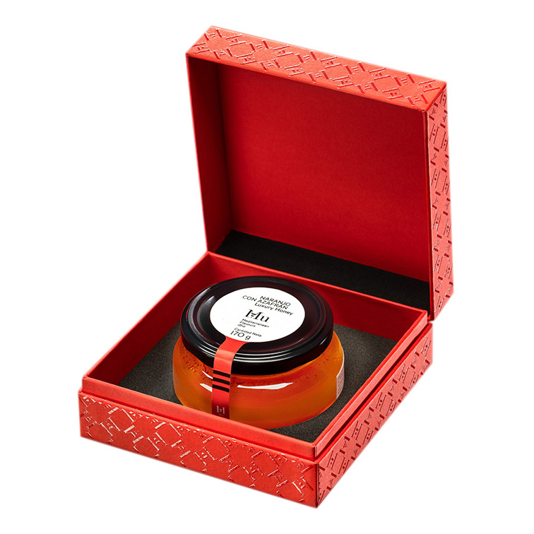 Китай Высококачественная картонная коробка для индивидуальной упаковки меда, роскошная бумажная упаковка для баночки с медом. - Гуанчжоуское ООО по печатанию “И Сэнь”