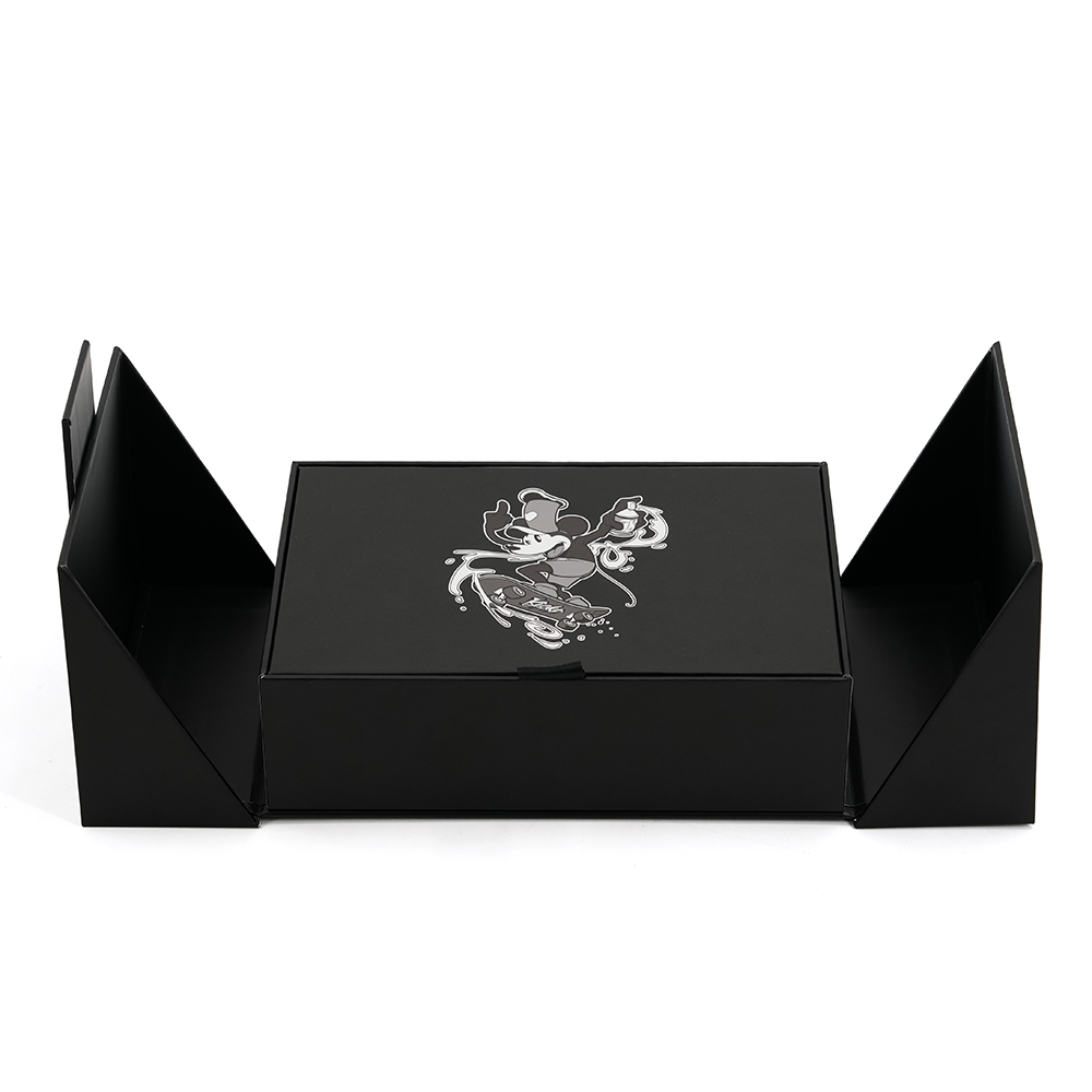 Картонная подарочная коробка ручной работы с логотипом на заказ, с двумя открытыми дверцами, роскошная жесткая бумажная упаковочная коробка для одежды