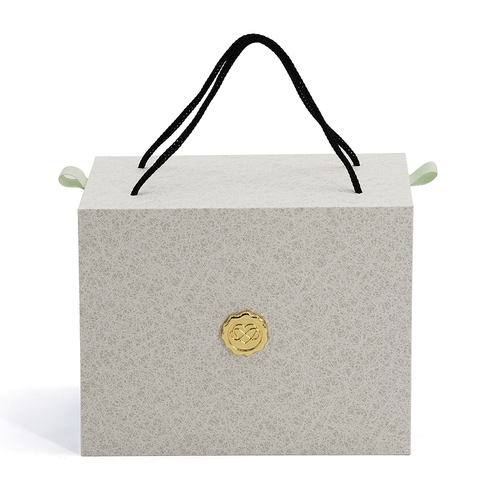 Китай Подарочная коробка класса люкс из плотного картона с двойной дверцей, боковым открыванием и ручкой, с возможностью нанесения логотипа на заказ. - Гуанчжоуское ООО по печатанию “И Сэнь”