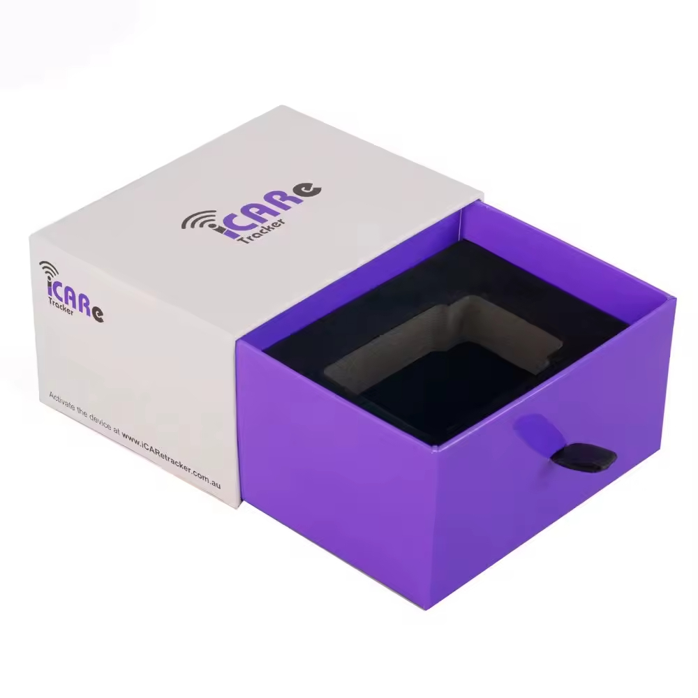 Индивидуальный дизайн, небольшая коробка с выдвижным ящиком, ручная работа, роскошная жесткая коробка с выдвижным ящиком и лентой.