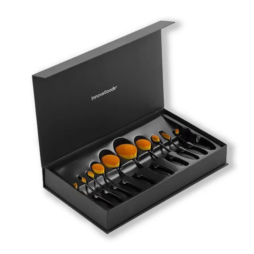 Китай Роскошный подарочный набор для макияжа из жесткого картона с клапаном, фирменная магнитная косметическая упаковка со вставкой - Гуанчжоуское ООО по печатанию “И Сэнь”