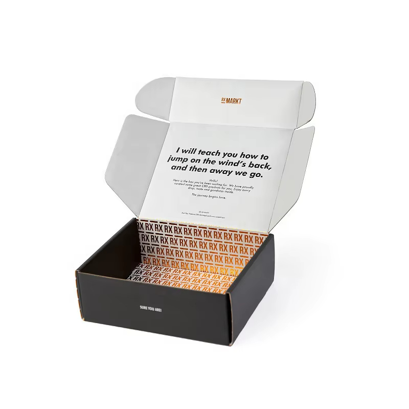 Китай Почтовая коробка из гофрированного картона с индивидуальным логотипом для электронной коммерции. Высококачественная коробка из крафт-бумаги для доставки одежды/обуви. - Гуанчжоуское ООО по печатанию “И Сэнь”