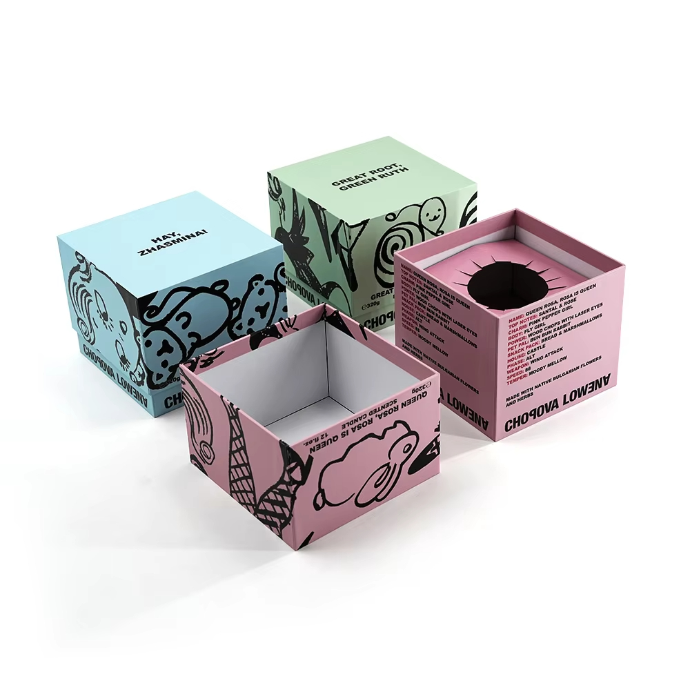 Китай Картонная крышка и основание коробки, упаковка, роскошная подарочная коробка для свечей высокого класса, бумажная коробка для ароматерапии - Гуанчжоуское ООО по печатанию “И Сэнь”