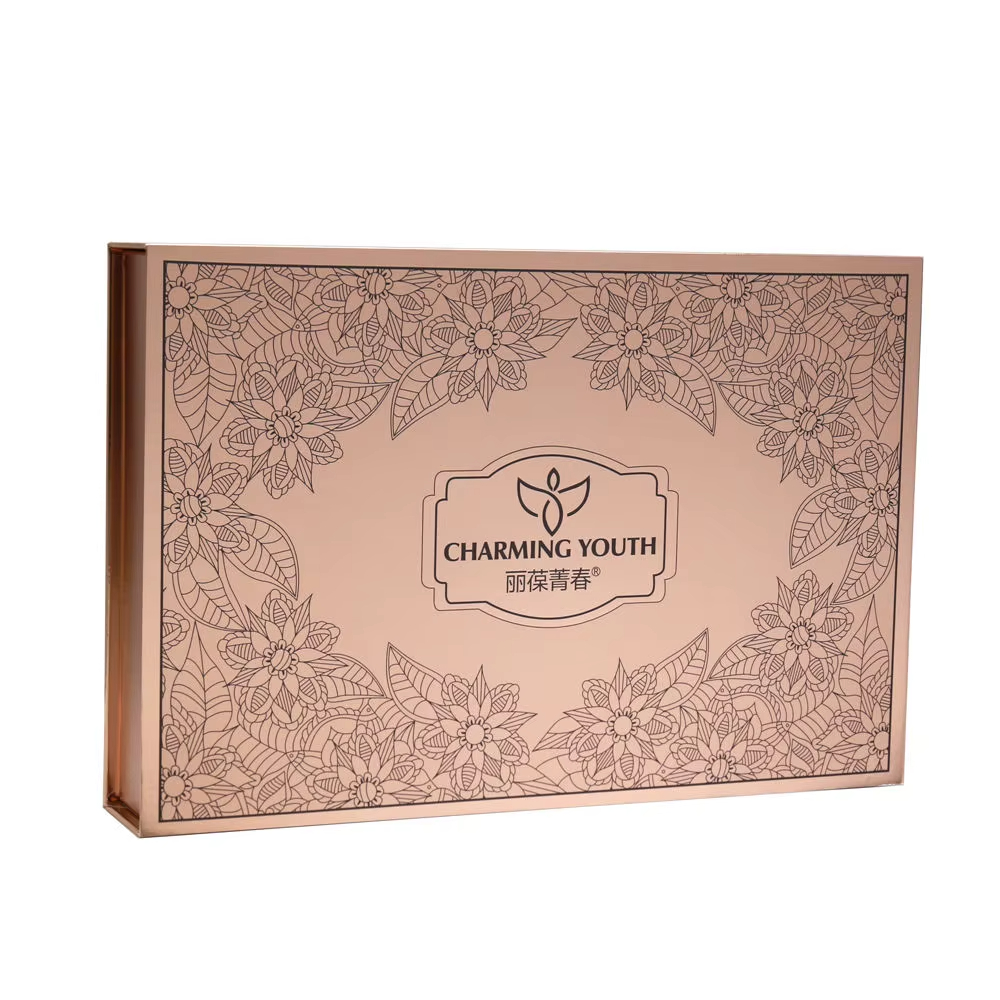 Китай Изготовленная на заказ фабричная упаковка для средств по уходу за кожей: высококачественная подарочная коробка для косметики с магнитной застежкой. - Гуанчжоуское ООО по печатанию “И Сэнь”