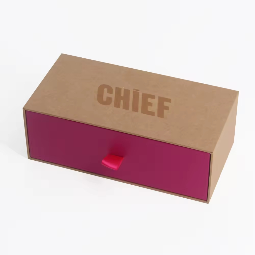 Китай Подарочные коробки из крафт-бумаги класса люкс с выдвижными ящиками, картонные коробки с печатью для упаковки малого бизнеса. - Гуанчжоуское ООО по печатанию “И Сэнь”