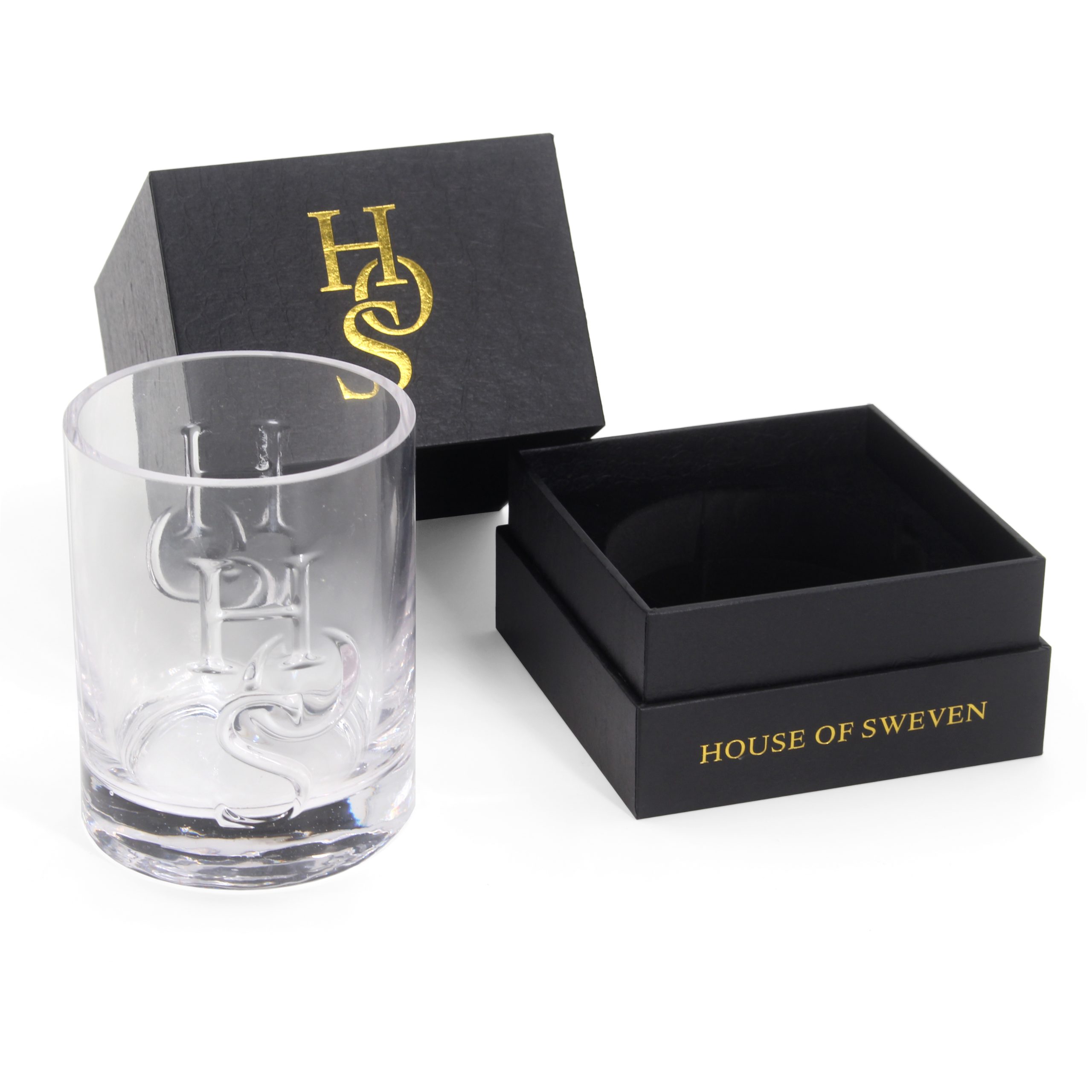 Индивидуальная жесткая картонная коробка для упаковки стаканчиков с УФ-тиснением на крышке и дне, квадратная подарочная коробка