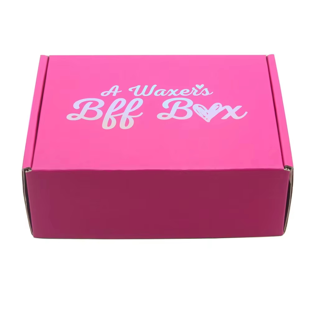 Китай Роскошные упаковочные коробки для доставки. Экологичные розовые бумажные подарочные коробки для одежды/обуви. - Гуанчжоуское ООО по печатанию “И Сэнь”