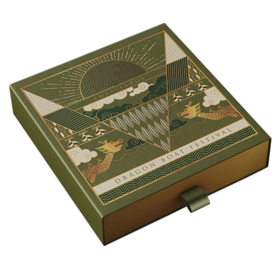 Китай Оптовая продажа роскошных жестких картонных упаковочных коробок из переработанного картона с выдвижным ящиком для подарков. - Гуанчжоуское ООО по печатанию “И Сэнь”