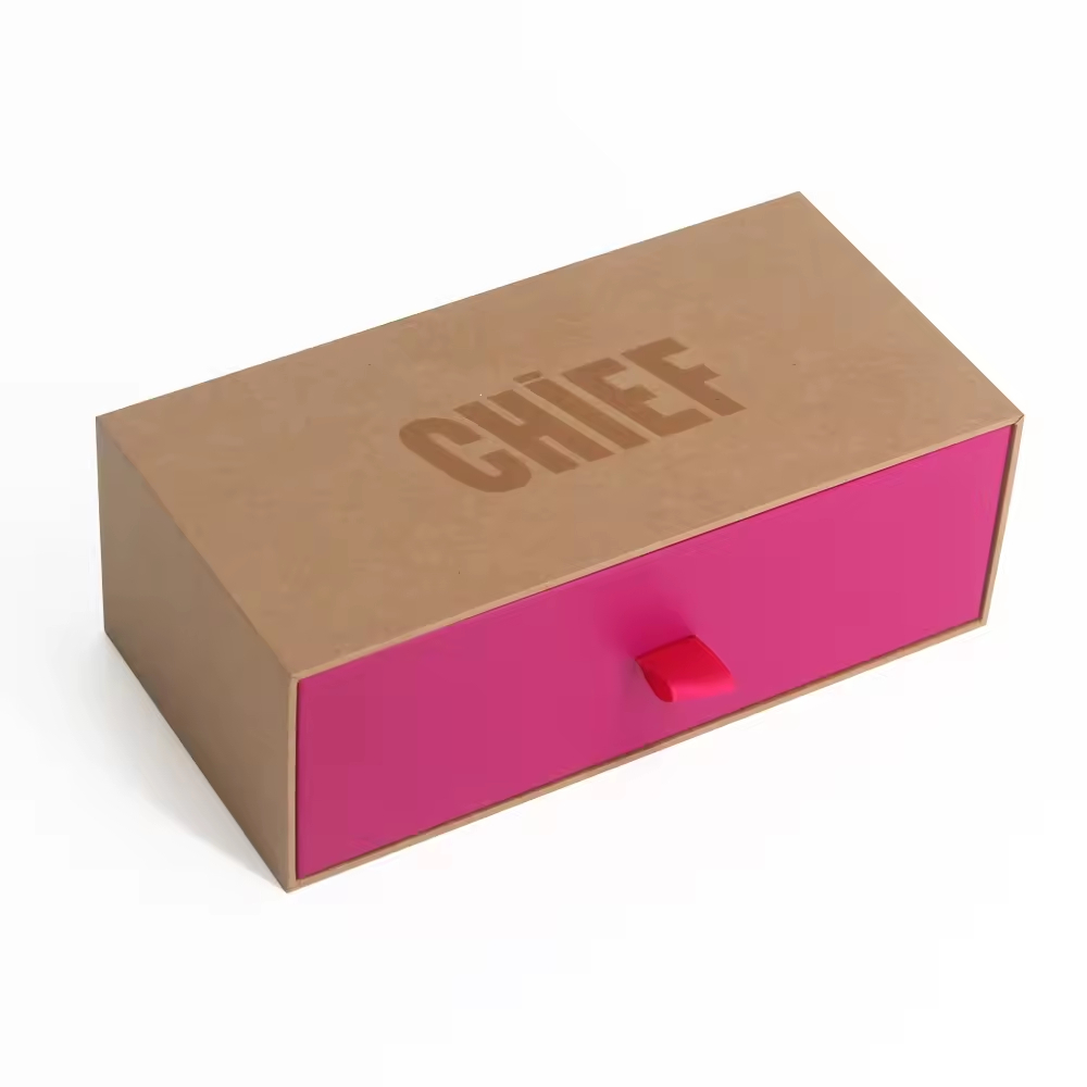 Китай Подарочные коробки из крафт-бумаги класса люкс с выдвижными ящиками, картонные коробки с печатью для упаковки малого бизнеса. - Гуанчжоуское ООО по печатанию “И Сэнь”