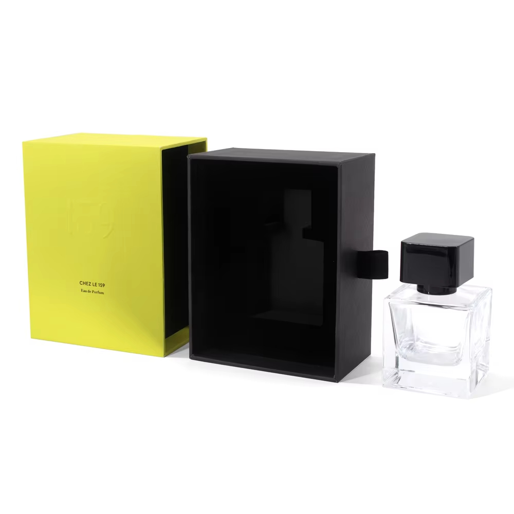 Китай Изготовленная на заказ УФ-бумага пустая коробка для духов объемом 50 мл, роскошная косметическая упаковка, подарочная коробка для духов - Гуанчжоуское ООО по печатанию “И Сэнь”