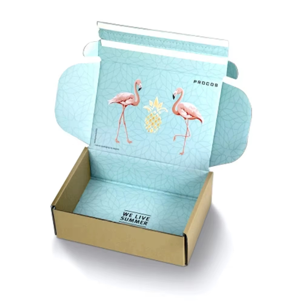 Китай Картонная коробка для почтовых отправлений с индивидуальным логотипом, изготовленная из экологически чистых материалов, с отрывной полосой. - Гуанчжоуское ООО по печатанию “И Сэнь”