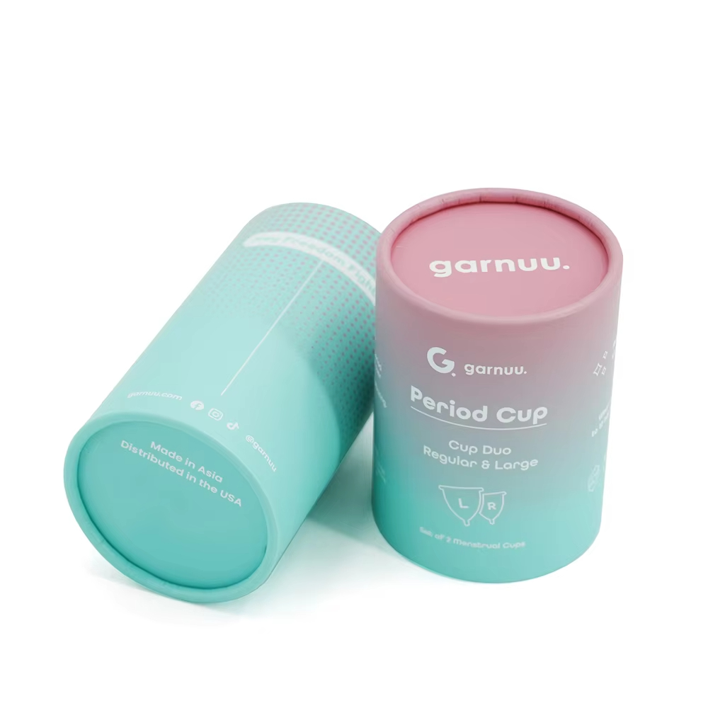 Китай Упаковка для косметических цилиндров с индивидуальной печатью. Экологичная бумажная туба. Круглая картонная туба. - Гуанчжоуское ООО по печатанию “И Сэнь”