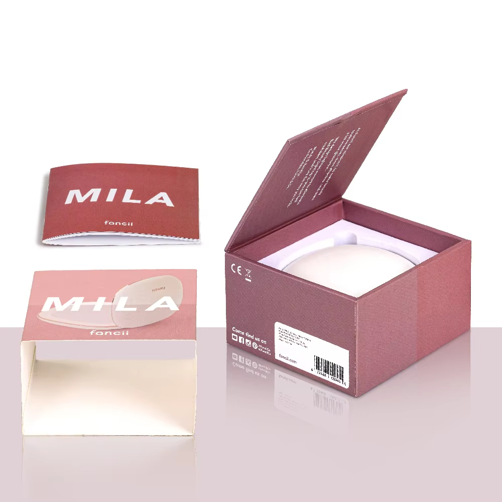 Китай Индивидуальная упаковка для женской косметической рассыпчатой ​​пудры, роскошная жесткая розовая бумажная упаковка для макияжа - Гуанчжоуское ООО по печатанию “И Сэнь”