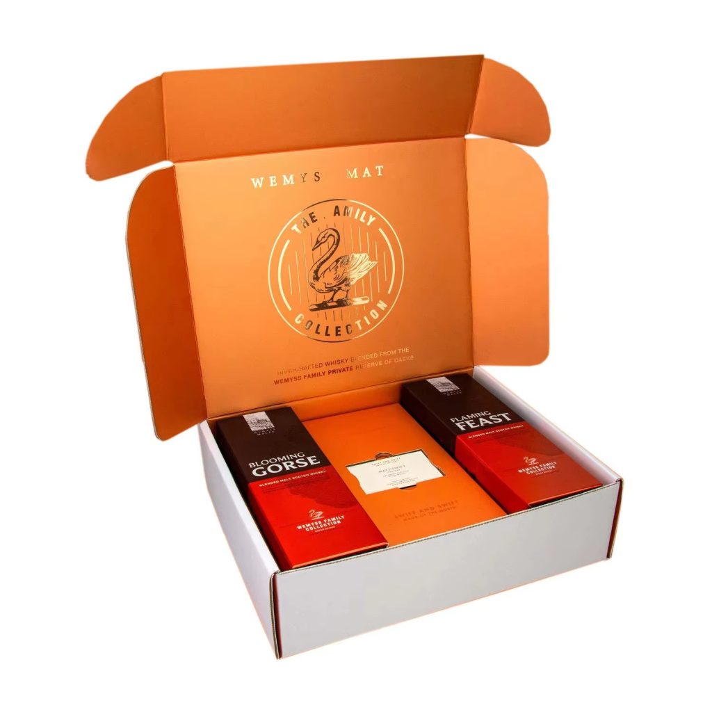 Китай Индивидуальная печать на гофрированной винной коробке. Экологически перерабатываемая крафт-бумага для отправки. Коробка со вставкой. - Гуанчжоуское ООО по печатанию “И Сэнь”