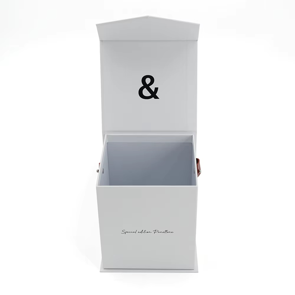 Китай Изготовленная на заказ квадратная подарочная коробка из переработанного картона с клапаном, высококачественная бумажная магнитная упаковочная коробка с ручкой - Гуанчжоуское ООО по печатанию “И Сэнь”