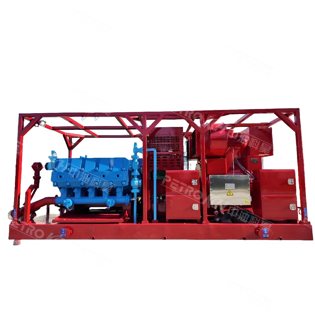 Блочная электроприводная насосная установка для ГРП модели YLQ 5000