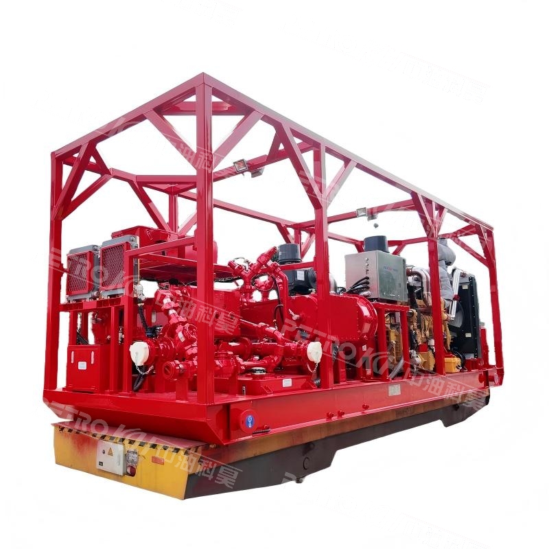 Насосная установка QZB100-15 для нагнетания под высоким давлением с двумя двигателями и двумя насосами