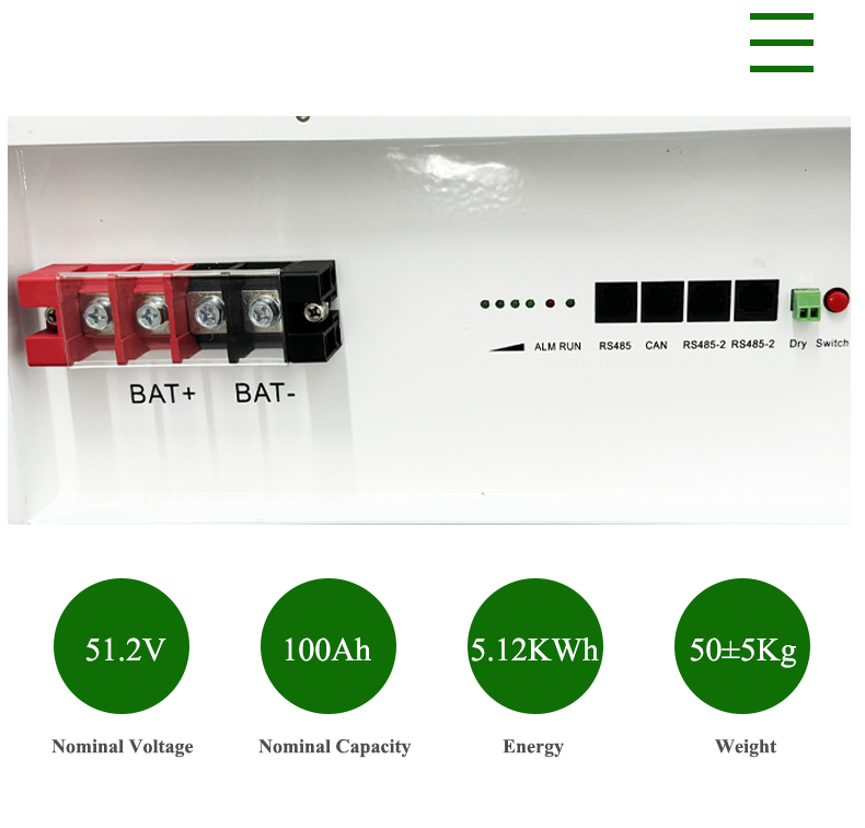 51.2v100Ah Системы хранения энергии в домашних хозяйствах
