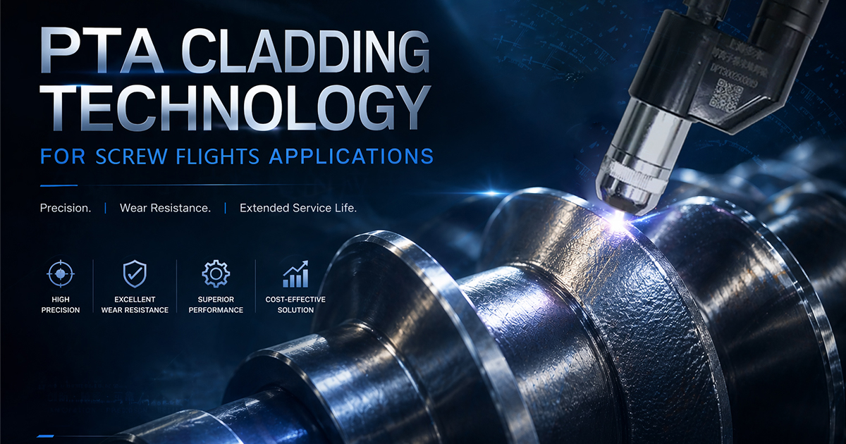 PTA-наплавка шнековых лопастей в России | Восстановление и упрочнение износостойких шнеков
