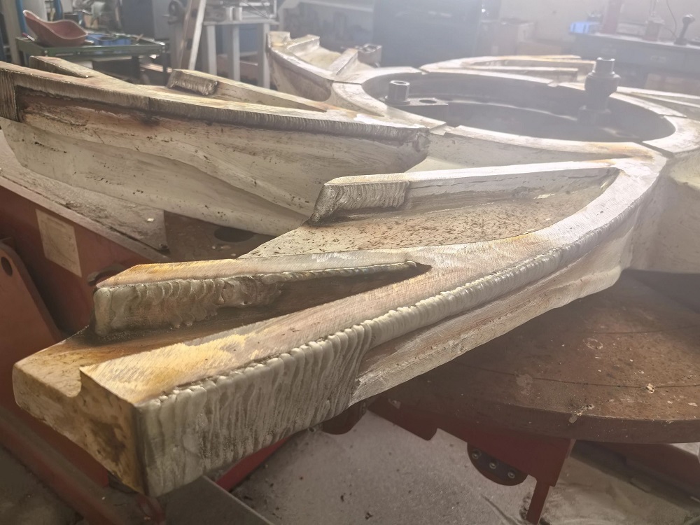 Типичные области применения на лопастях размотчика