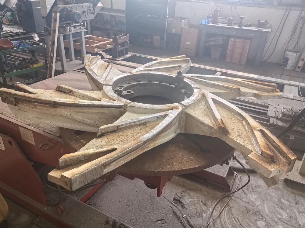 Типичные области применения на лопастях размотчика