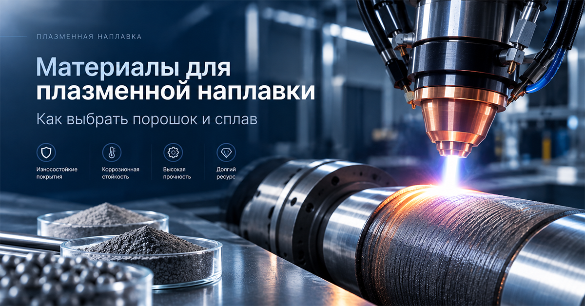 Материалы для плазменной наплавки: как выбрать подходящий сплав