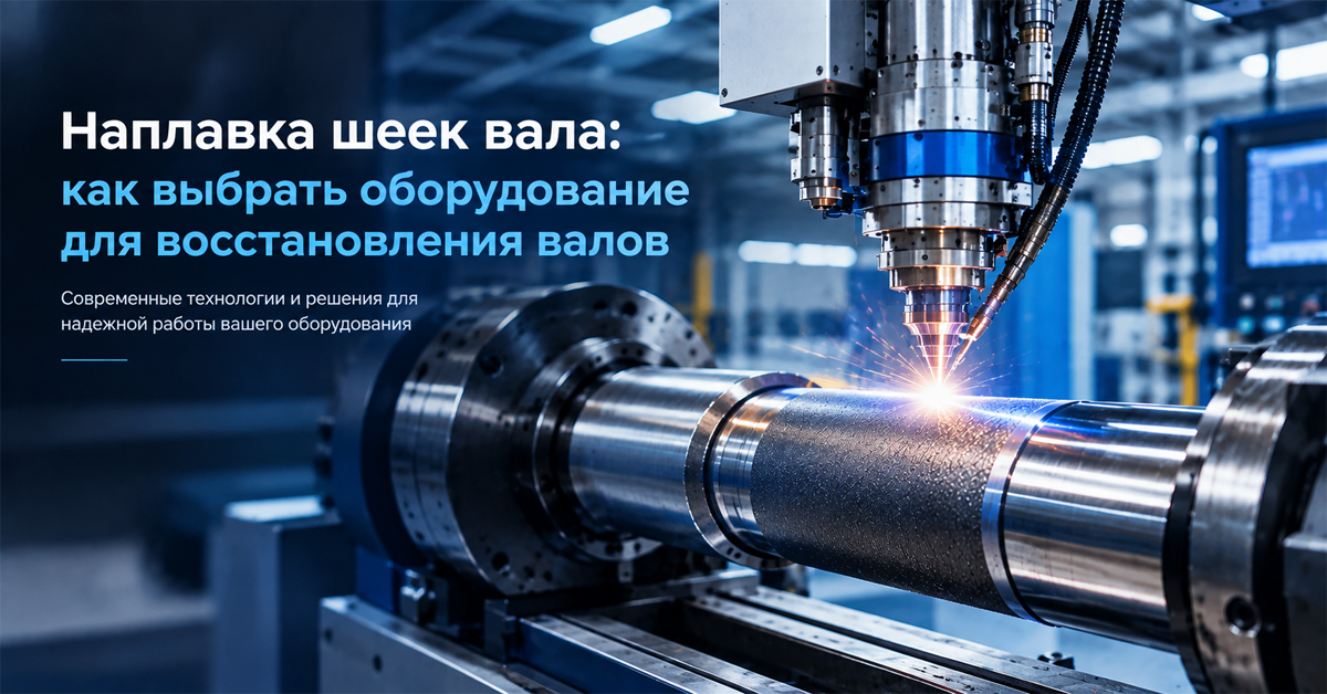 Наплавка шеек вала: оборудование для восстановления и упрочнения