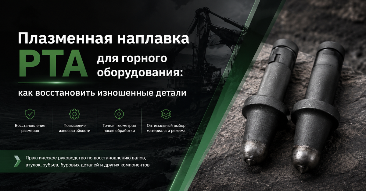 Плазменная наплавка PTA для горного оборудования: как восстановить изношенные детали