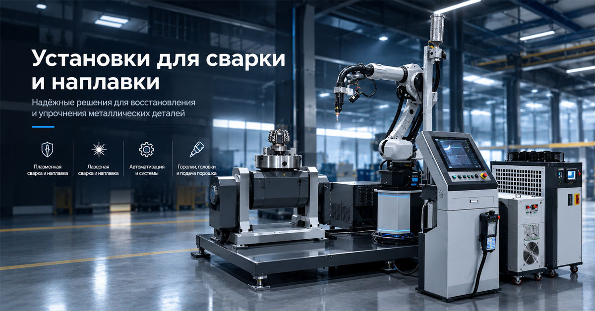 Установки для сварки и наплавки: как подобрать оборудование под производственную задачу