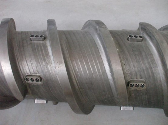 Увеличение срока службы экструзионных шнеков за счет плазменной наплавки PTA