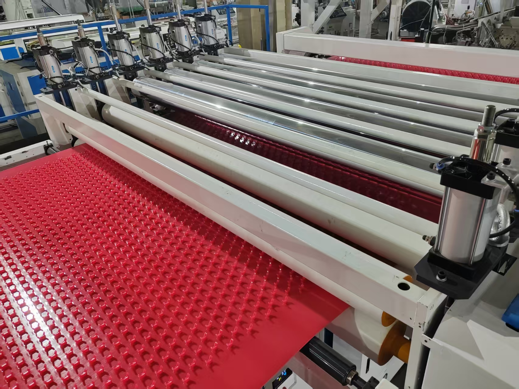 Пластиковая машина экструзии листа V-lock