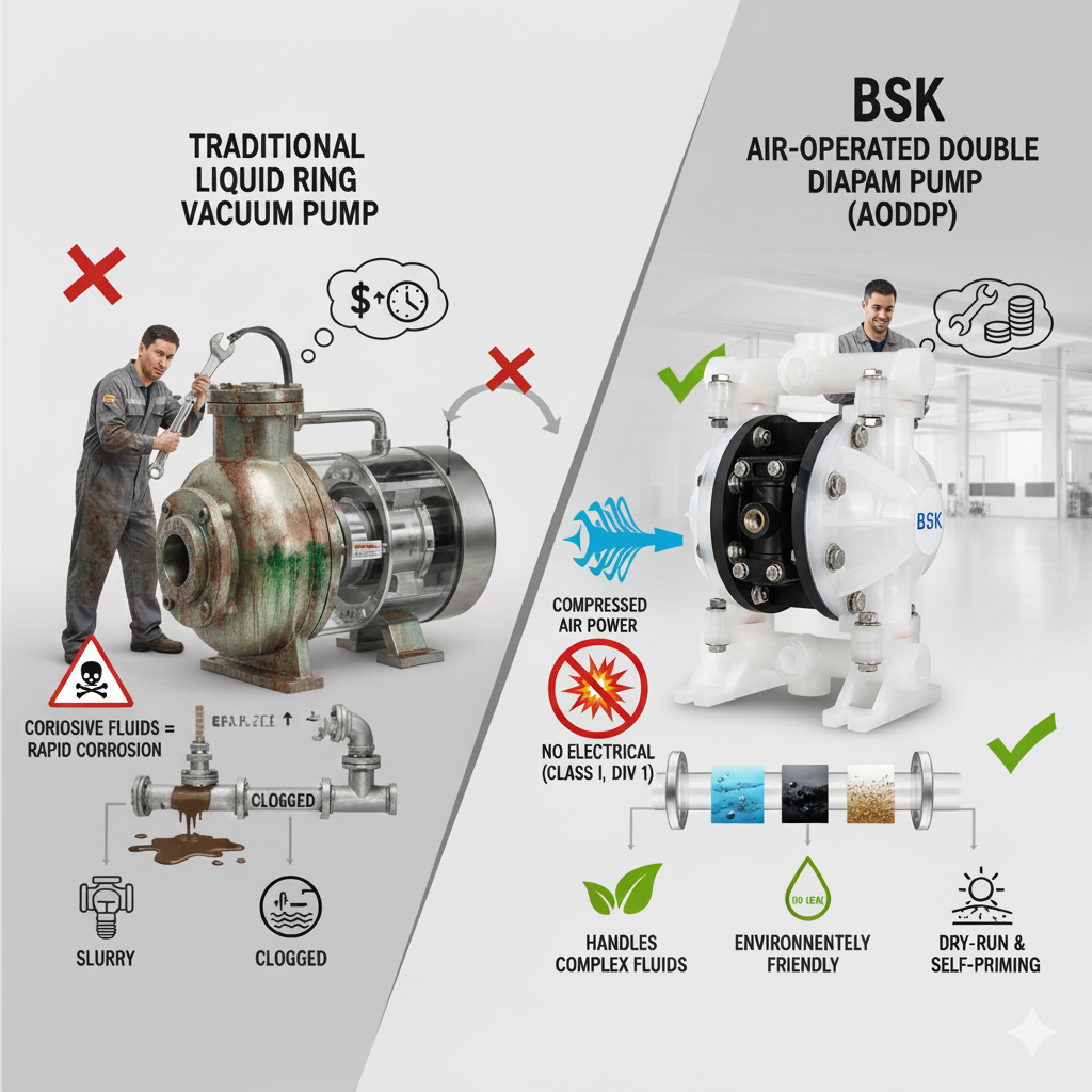 Двухмембранные пневматические насосы BSK трансформируют работы в нефтегазовой отрасли: успешный опыт крупного мексиканского предприятия по переработке природного газа