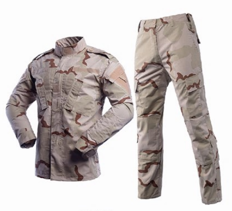 Камуфляжная тренировочная форма ACU Style Ripstop Factory Supplies, напечатанная поли/хлопковая куртка и брюки, комплект, официальная тактическая униформа