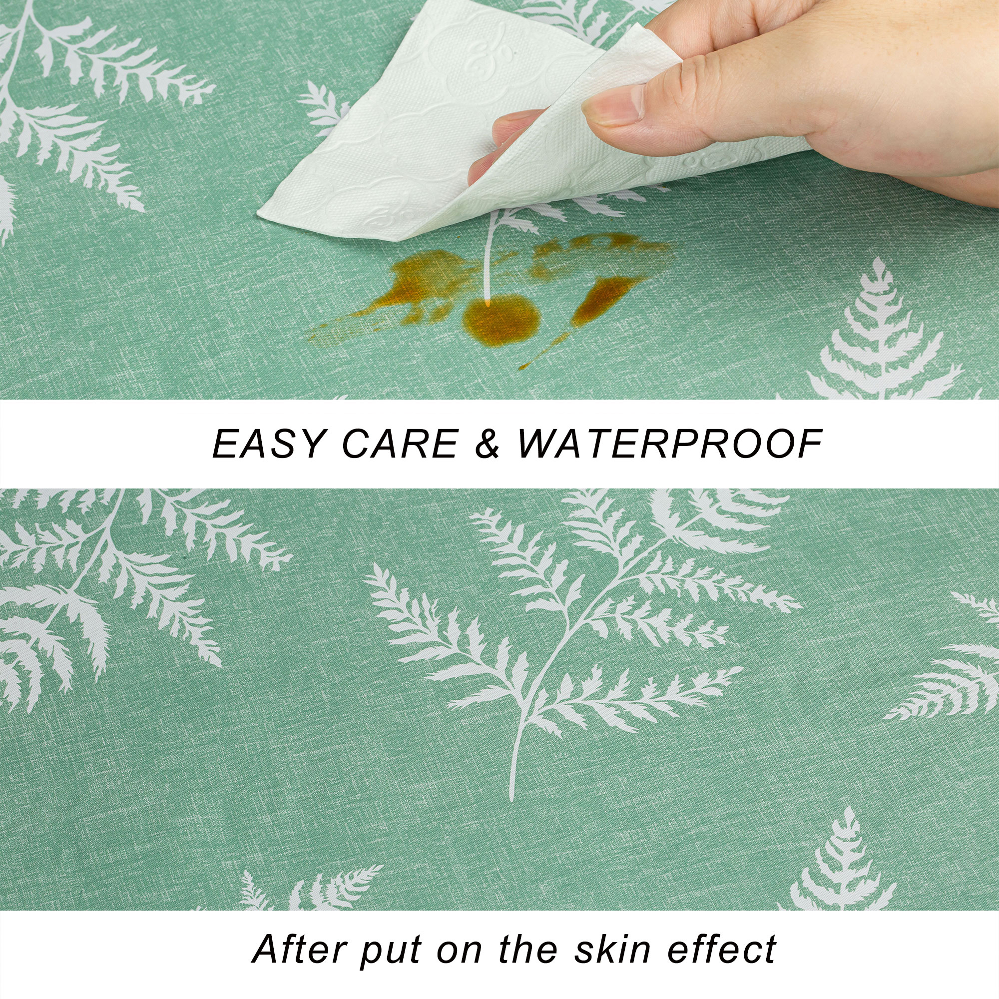 Наволочка для стола с принтом папоротника