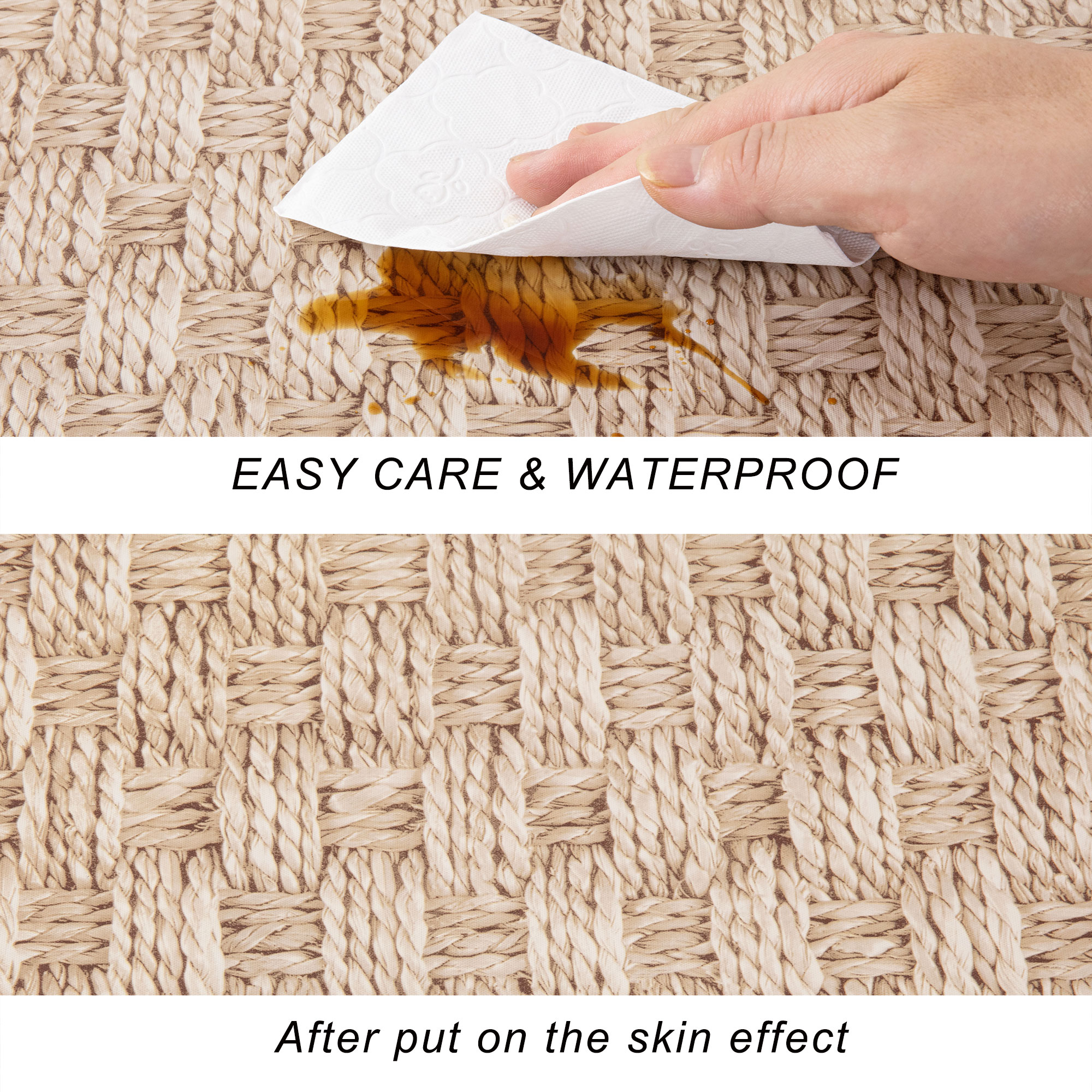 Ретро-льняная скатерть